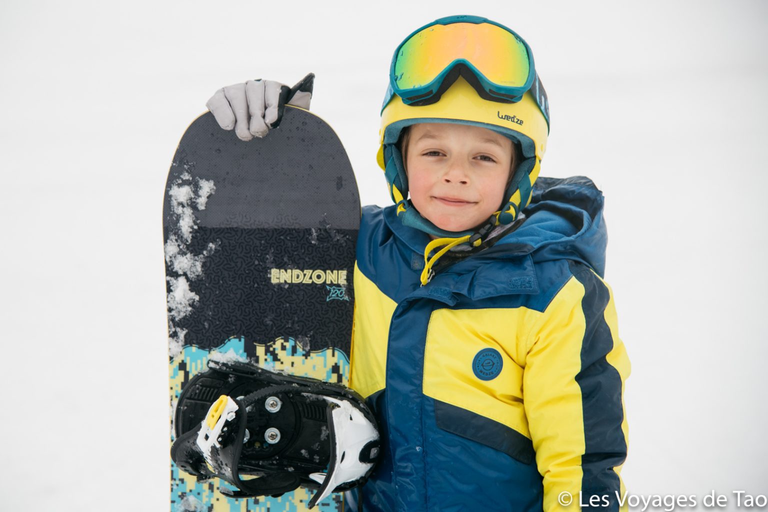 Comment faire débuter le snowboard à son enfant ? Les voyages de Tao