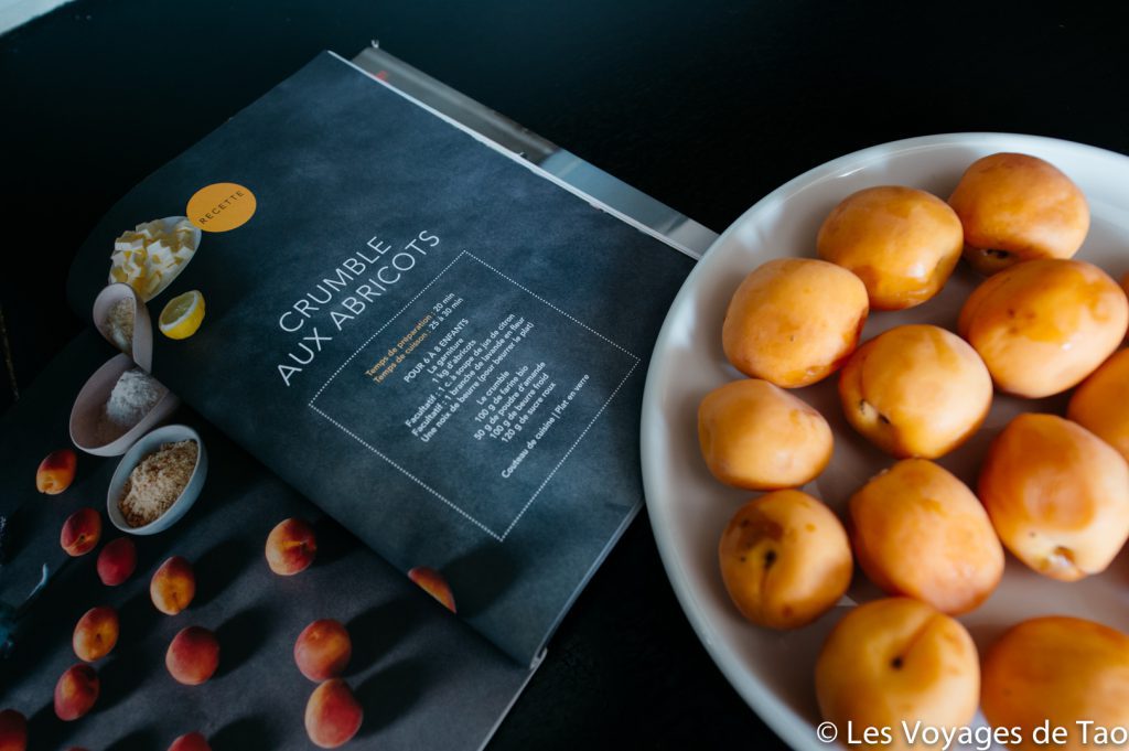 Recette crumble aux abricots à faire avec des enfants
